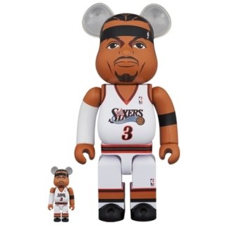 BE@RBRICK Allen Iverson (Philadelphia 76ers)100％ ＆ 400％