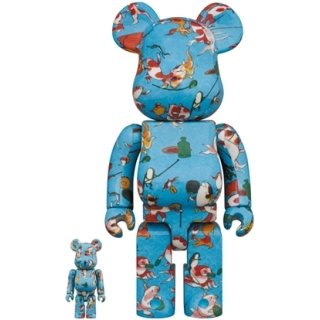 BE@RBRICK 歌川国芳 「金魚づくし」100％ & 400％