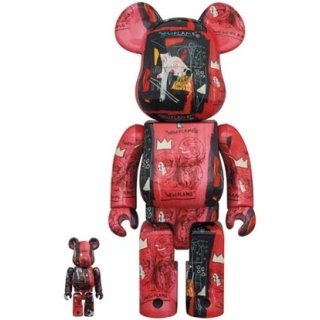 BE@RBRICK Andy Warhol × JEAN-MICHEL BASQUIAT #1 100％ ＆ 400％