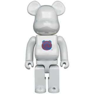 BE@RBRICK 1st MODEL WHITE CHROME 400％