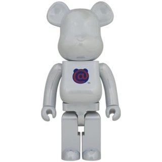 BE@RBRICK 1st MODEL WHITE CHROME 1000％