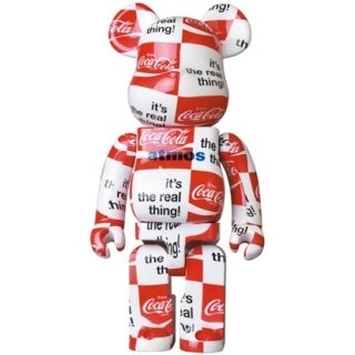BE@RBRICK atmos × Coca-Cola 1000％ CHECKERBOARD