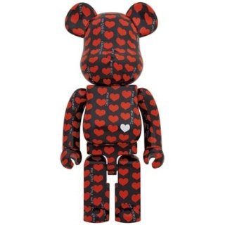 BE@RBRICK Black Heart 1000％