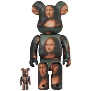 BE@RBRICK LEONARD DE VINCI Mona Lisa 100％ & 400％