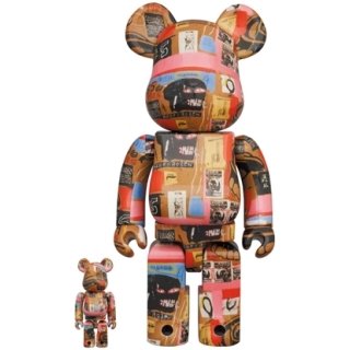BE@RBRICK Andy Warhol × JEAN-MICHEL BASQUIAT #2 100％ & 400％