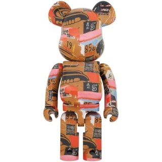 BE@RBRICK Andy Warhol × JEAN-MICHEL BASQUIAT #2 1000％