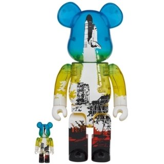 SPACE SHUTTLE BE@RBRICK LAUNCH Ver. 100％ & 400％