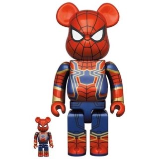 BE@RBRICK IRON SPIDER 100％ & 400％