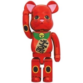 BE@RBRICK 招き猫 梅金メッキ 1000％