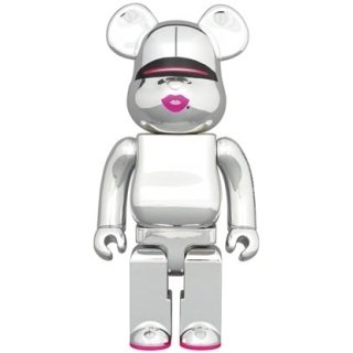 BE@RBRICK SORAYAMA × 2G SILVER Ver. 1000％