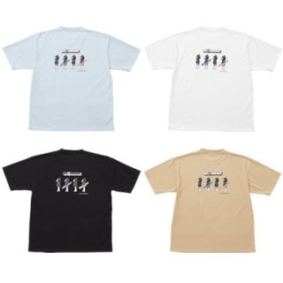 BE@RBRICK×BRIDGE SHIP HOUSE×JUNRed アパレルライン S/S バックプリント TEE