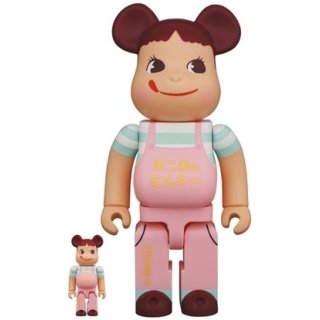 BE@RBRICK ファミリータウンペコちゃん 100％ & 400％
