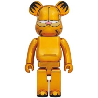 BE@RBRICK GARFIELD GOLD CHROME Ver. 1000％