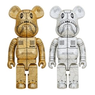 BE@RBRICK SORAYAMA × BAPE(R) CAMO SHARK 1000％