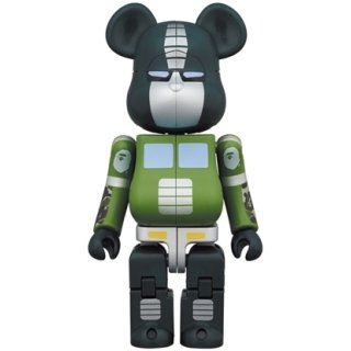BE@RBRICK × TRANSFORMERS OPTIMUS PRIME BAPE(R) GREEN