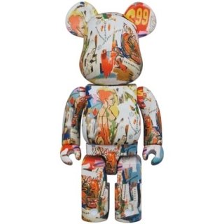 BE@RBRICK Andy Warhol × JEAN-MICHEL BASQUIAT #4 400％