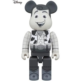 BE@RBRICK WOODY B&W Ver. 1000％