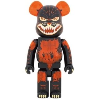 BE@RBRICK ゴジラVSデストロイア版 ゴジラ (メルトダウン：クリアオレンジVer.) 1000％
