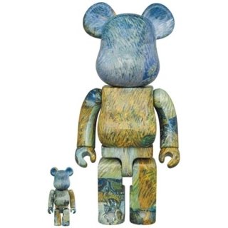 BE@RBRICK Van Gogh "Country Road in Provence by Night" 100％ & 400％