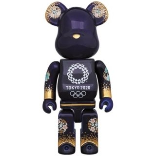 有田焼 ベアブリック 400％ 2 (東京 2020 オリンピックエンブレム)