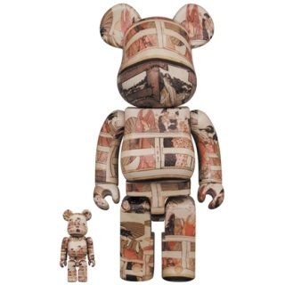 BE@RBRICK 喜多川歌麿 「両国橋の上下」100％ & 400％