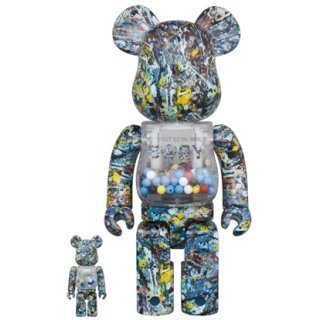MY FIRST BE@RBRICK Jackson Pollock Studio Ver.100％ & 400％