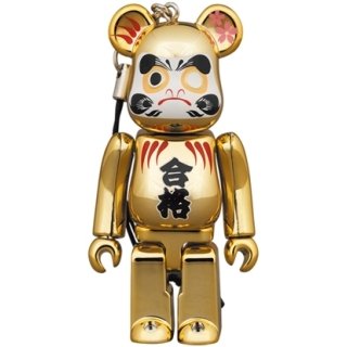 BE@RBRICK 達磨 合格 金メッキ 弐 100％