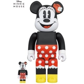 BE@RBRICK MINNIE MOUSE 100％ & 400％