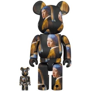 BE@RBRICK Johannes Vermeer「Girl with a Pearl Earring」100％ & 400％