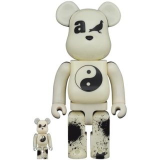 BE@RBRICK × atmos × STAPLE #4 100％ & 400％