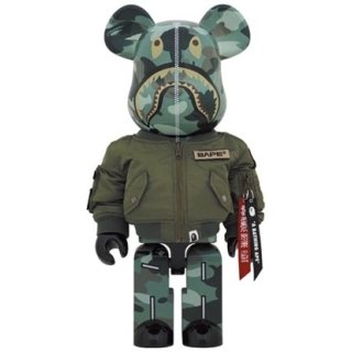 BE@RBRICK BAPE (R) × ALPHA 1000％