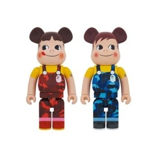 BE@RBRICK BAPE (R) × ペコちゃん & ポコちゃん 1000％(2体セット)