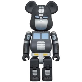 BE@RBRICK × TRANSFORMERS OPTIMUS PRIME BAPE (R) BLACK
