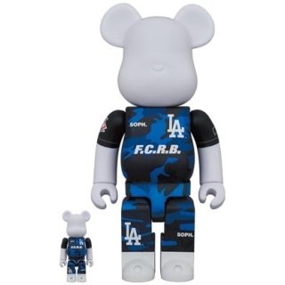BE@RBRICK F.C.R.B. × MLB 100％ & 400％ (LOS ANGELES DODGERS)