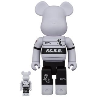 BE@RBRICK F.C.R.B. × MLB 100％ & 400％ (CHICAGO WHITE SOX)