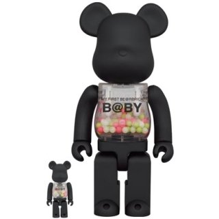 MY FIRST BE@RBRICK B@BY MATT BLACK Ver. 100％ & 400％