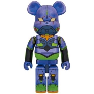 BE@RBRICK エヴァンゲリオン初号機 CHROME Ver.1000％