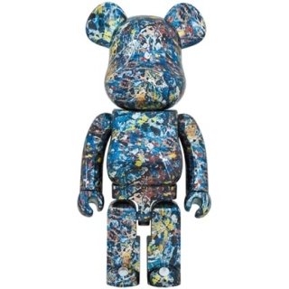 BE@RBRICK Jackson Pollock Studio CHROME Ver.1000％
