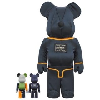 BE@RBRICK PORTER TANKER IRON BLUE Special Edition 100％ & 400％