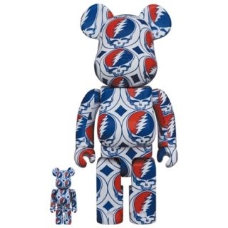 BE@RBRICK GRATEFUL DEAD 100％ & 400％ (STEAL YOUR FACE)