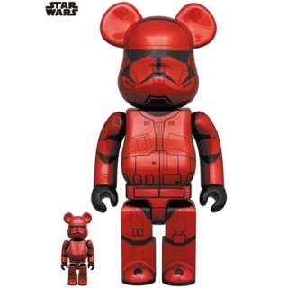 BE@RBRICK SITH TROOPER(TM) CHROME Ver. 100％ & 400％