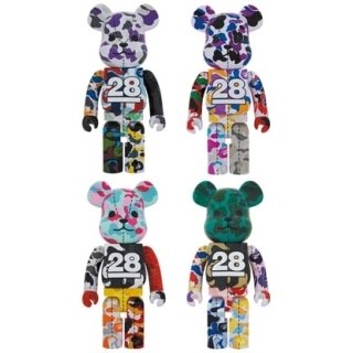 BE@RBRICK BAPE(R) CAMO 28TH ANNIVERSARY MULTI 1000％