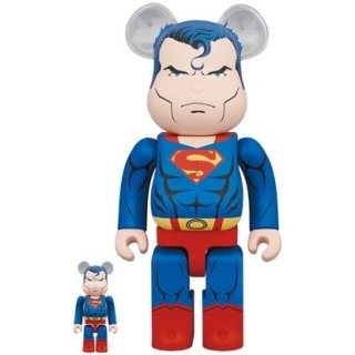 BE@RBRICK SUPERMAN (BATMAN: HUSH Ver.) 100％ & 400％