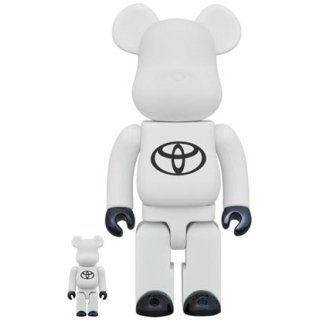 BE@RBRICK TOYOTA "Drive Your Teenage Dreams." WHITE Ver. 100％ & 400％