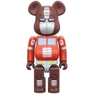 BE@RBRICK × TRANSFORMERS OPTIMUS PRIME BAPE(R) RED