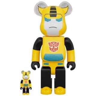 BE@RBRICK TRANSFORMERS BUMBLEBEE 100％ & 400％