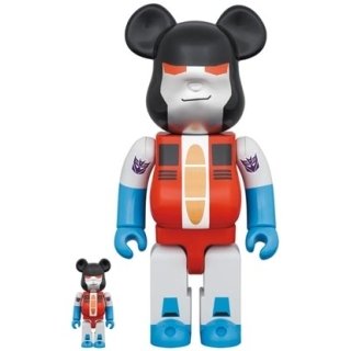 BE@RBRICK TRANSFORMERS STARSCREAM 100％ & 400％