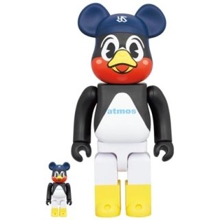 BE@RBRICK atmos × Tokyo Yakult Swallows 100％ & 400％