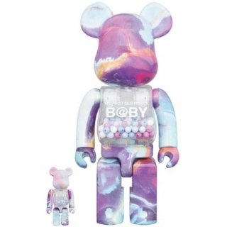 MY FIRST BE@RBRICK B@BY MARBLE Ver. 100％ & 400％