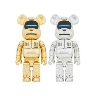 BE@RBRICK SORAYAMA × BABY MILO(R) 1000％ GOLD Ver./SILVER Ver.